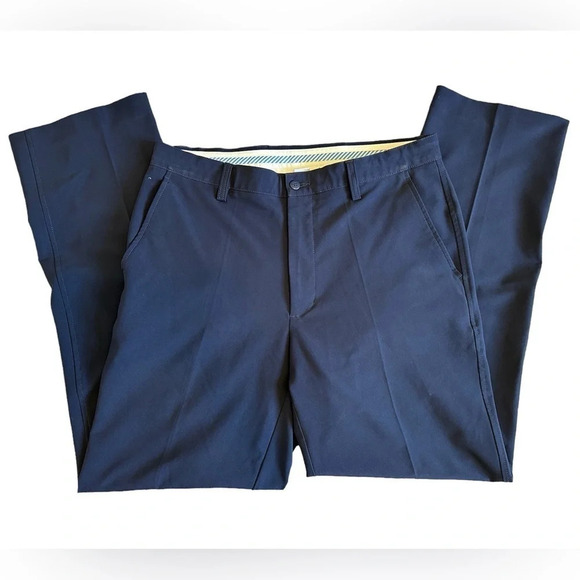 FootJoy Performance Stretch Golf Pants Trousers Slacks Navy Blue Men’s 34 x 32 - Picture 1 of 9